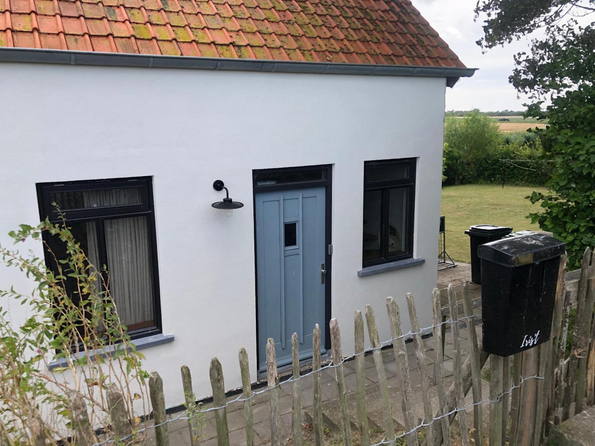 Iris'T; Dijkhuisje In De Polders Van Groede. Villa Exterior foto